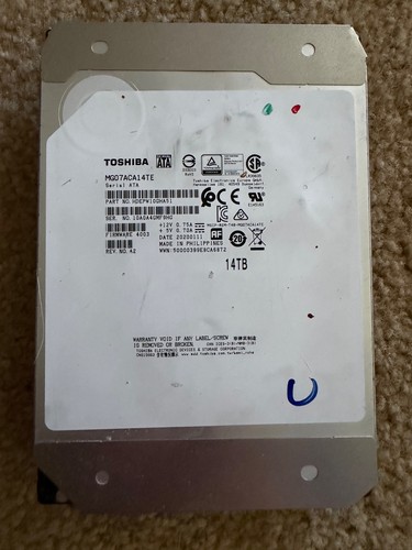 Toshiba enterprise mg07aca14te - toshiba,